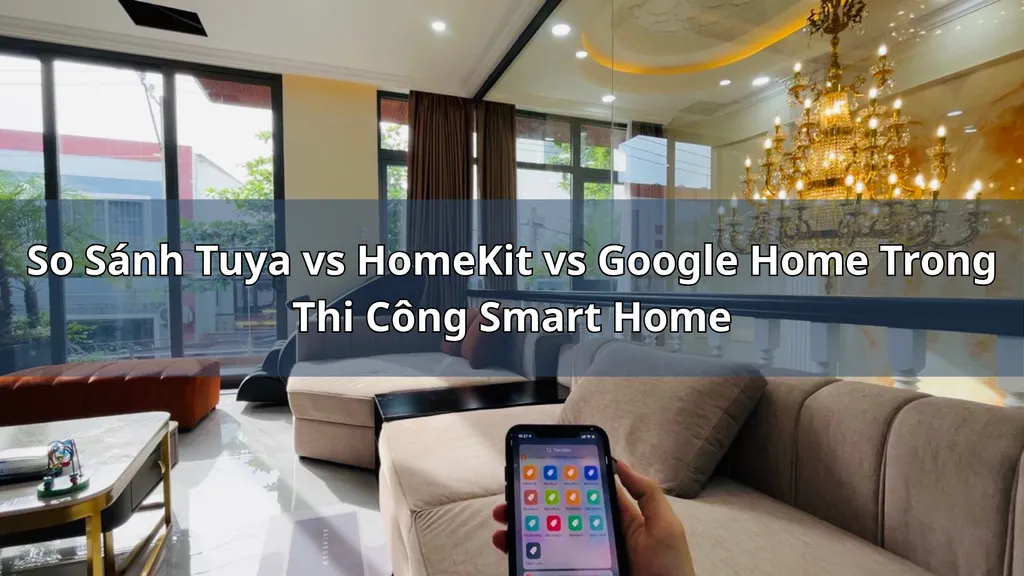 Tuya, HomeKit hay Google Home: chọn nền tảng nào?