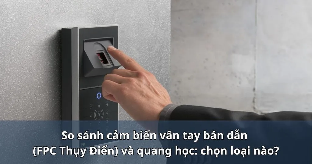 So sánh cảm biến vân tay bán dẫn (FPC Thụy Điển) và quang học: chọn loại nào?