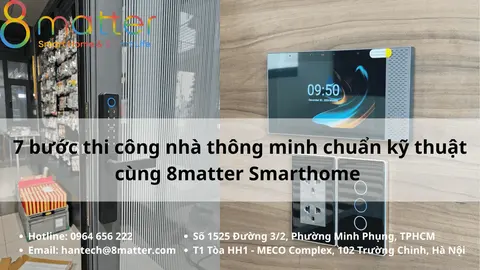 Quy trình 7 bước thi công nhà thông minh