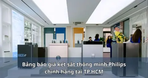 Bảng báo giá két sắt thông minh Philips chính hãng tại TP.HCM