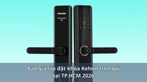 Giá khóa Kehon và chi phí lắp đặt tại TP.HCM 2026