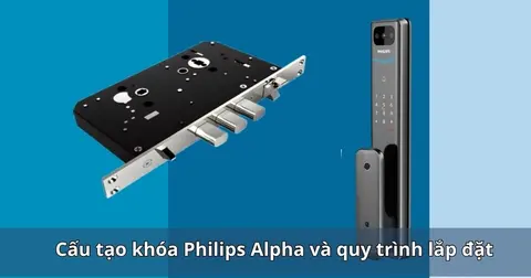 Cấu tạo khóa Philips Alpha và quy trình lắp đặt
