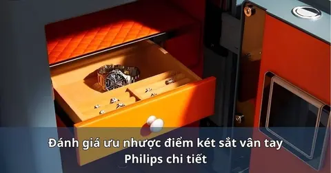 Đánh giá chi tiết két sắt vân tay Philips theo từng mã