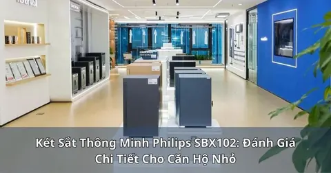 Két sắt thông minh Philips SBX102: đánh giá chi tiết cho căn hộ nhỏ