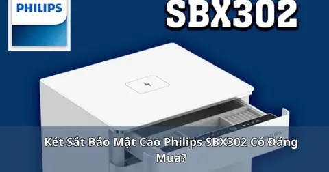 Két sắt thông minh Philips SBX301: đánh giá chi tiết kèm sạc không dây