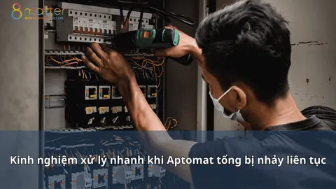 Xử lý nhanh khi aptomat tổng bị nhảy liên tục
