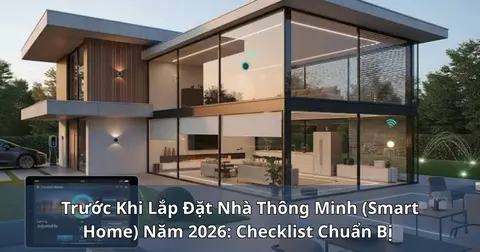 Trước Khi Lắp Đặt Nhà Thông Minh (Smart Home) Năm 2026: Checklist Chuẩn Bị Đầy Đủ