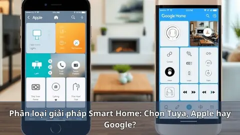 Phân loại giải pháp Smart Home: Chọn Tuya, Apple hay Google?