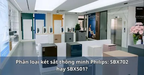 Phân loại két sắt thông minh Philips: SBX702 hay SBX501?