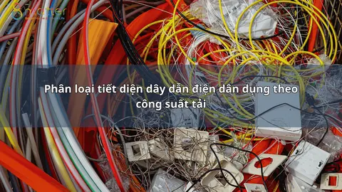 Phân loại tiết diện dây dẫn theo nhóm tải trong nhà