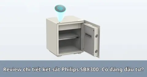 Review chi tiết két sắt Philips SBX300: Có đáng đầu tư?