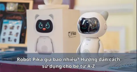 Robot Pika giá bao nhiêu? Hướng dẫn cách sử dụng cho bé từ A đến Z