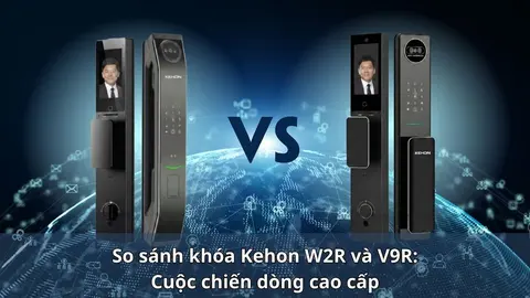 So sánh khóa Kehon W2R và V9R: nên chọn loại nào