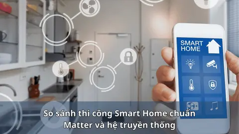 Làm smart home chuẩn Matter khác hệ cũ ra sao?