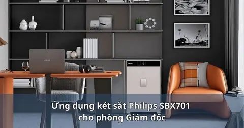 Ứng dụng két sắt Philips SBX701 cho phòng Giám đốc