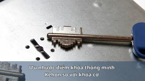 Khóa thông minh Kehon so với khóa cơ: được gì, mất gì