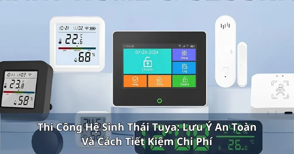 Thi công hệ sinh thái Tuya: lưu ý an toàn và cách tiết kiệm chi phí