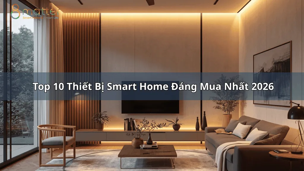 Top 10 thiết bị smart home đáng mua 2026