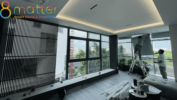 Ổ Cắm Thông Minh Nối Dài Wifi Tuya 4 Ổ + 2USB SP UV 01 8matter smarthome