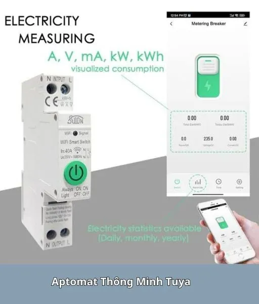 Aptomat Thông Minh 8matter Hẹn giờ bật tắt