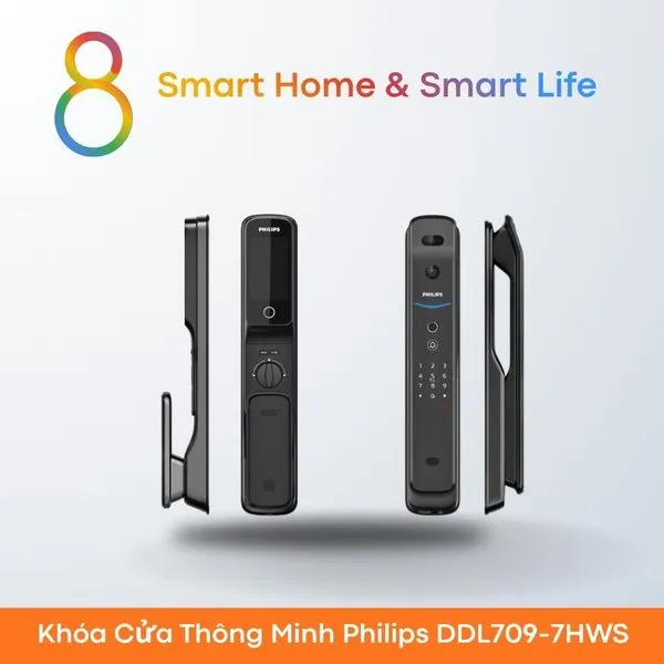 Khóa Cửa Thông Minh Philips DDL709-7HWS - 8Matter