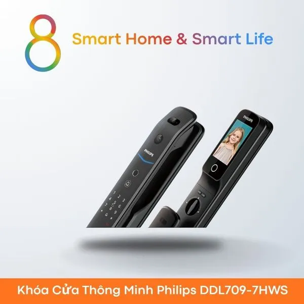 Khóa Cửa Thông Minh Philips DDL709-7HWS - 8Matter