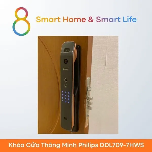 Khóa Cửa Thông Minh Philips DDL709-7HWS - 8Matter