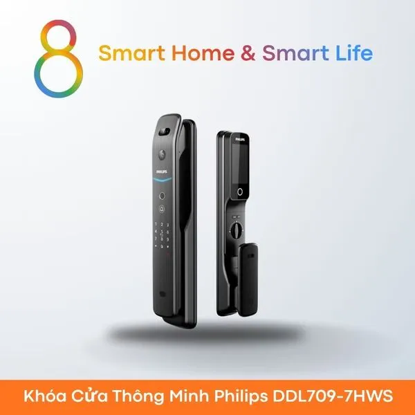 Khóa Cửa Thông Minh Philips DDL709-7HWS - 8Matter