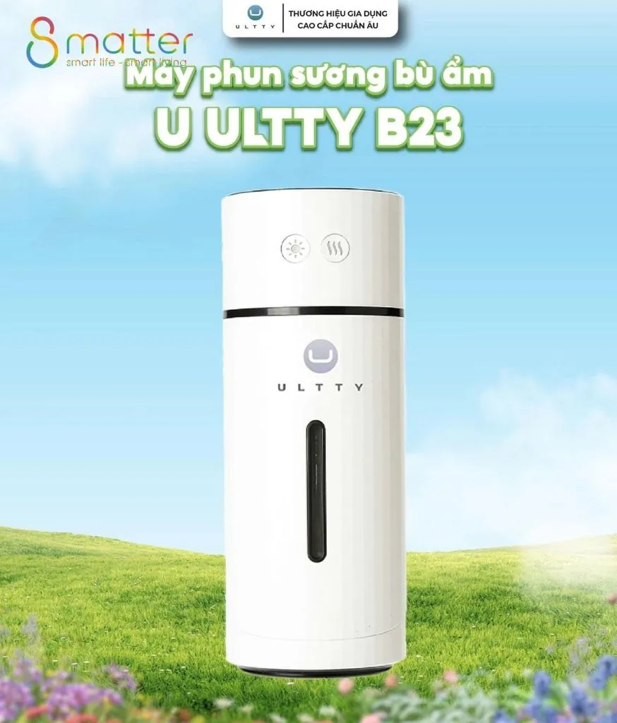 Đồ hoạ máy phun sương bù ẩm U Ultty B23 trên nền trời xanh