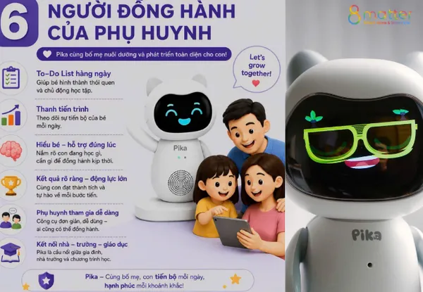 Cách Đồng Hành Cùng Con Học Tiếng Anh Tại Nhà Dù Ba Mẹ Không Giỏi Ngoại Ngữ (Giải Pháp Cùng Robot Pika)