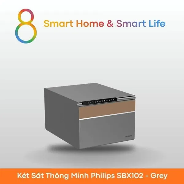 Thùng sắt thông minh philips SBX102-8Matter - SmartHome