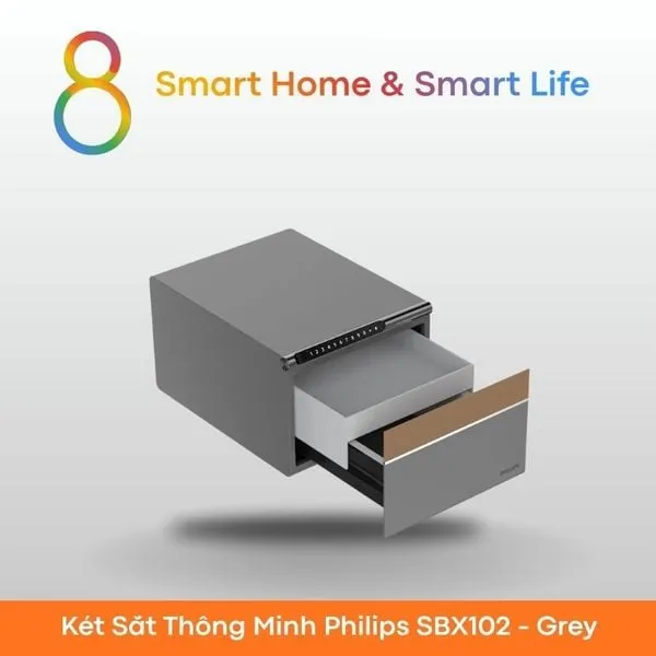 Thùng sắt thông minh philips SBX102-8Matter - SmartHome