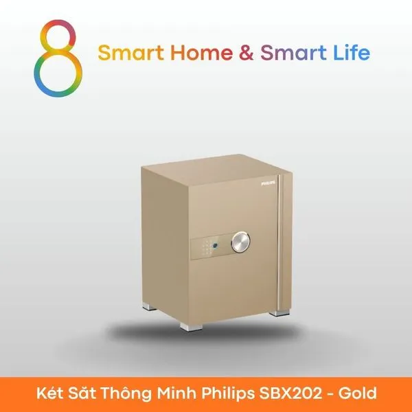 Thùng chứa sắt thông minh Philips SBX202-Gold-8Matter-Smarthome