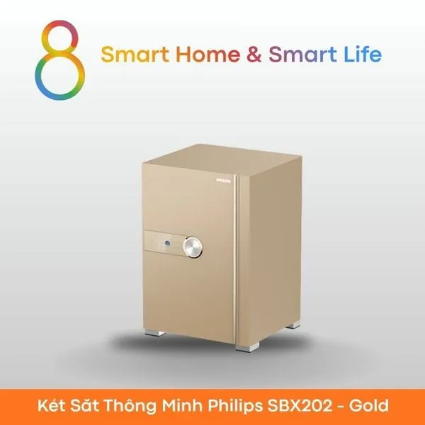 Thùng chứa sắt thông minh Philips SBX202-Gold-8Matter-Smarthome