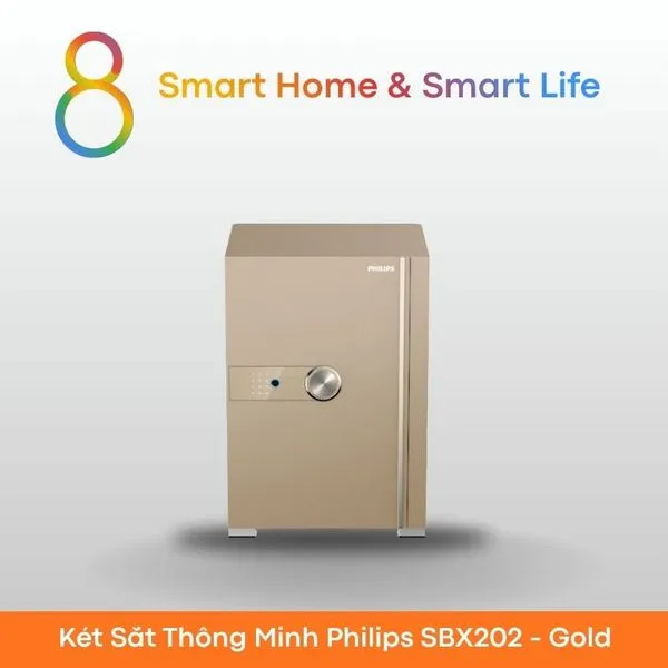 Thùng chứa sắt thông minh Philips SBX202-Gold-8Matter-Smarthome