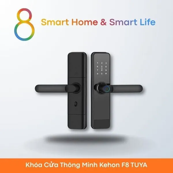 Khóa Cửa Thông Minh Kehon F8 TUYA - 8Matter - SmartHome