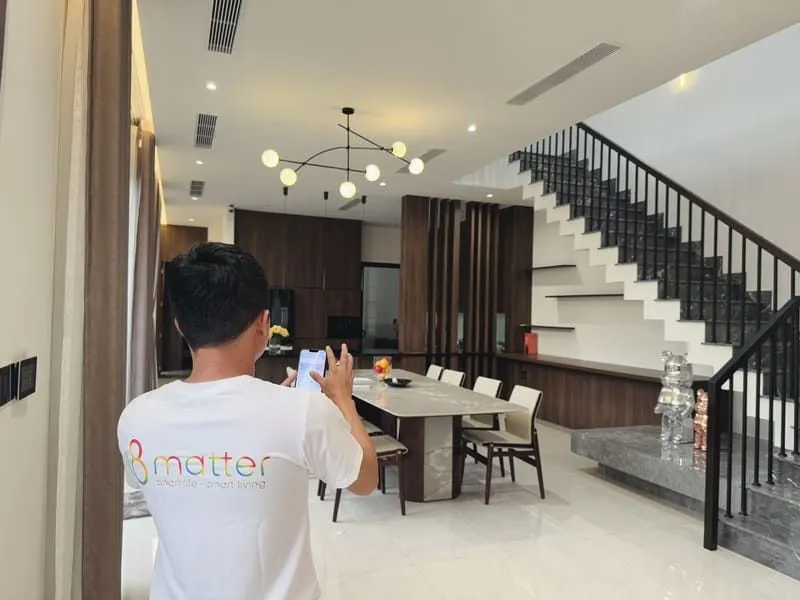 Kỹ sư 8matter thi công gói smart home chìa khóa trao tay tại căn hộ
