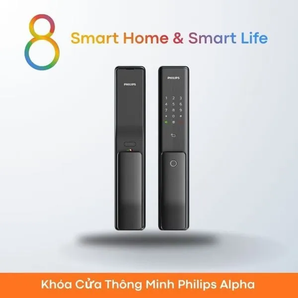 Khóa Cửa Thông Minh Philips Alpha - 8Matter - SmartHome