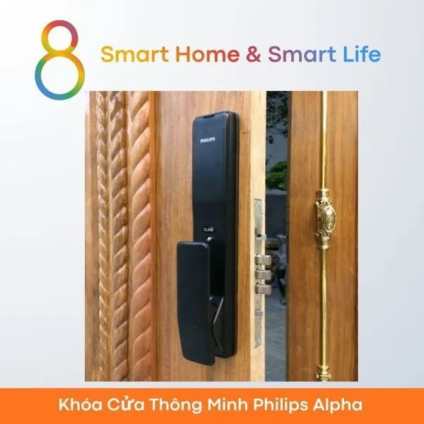 Khóa Cửa Thông Minh Philips Alpha - 8Matter - SmartHome