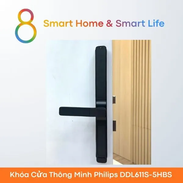 Khóa Cửa Thông Minh Philips DDL611S-5HBS