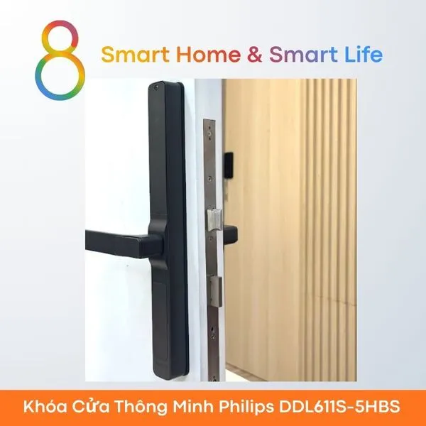 Khóa Cửa Thông Minh Philips DDL611S-5HBS