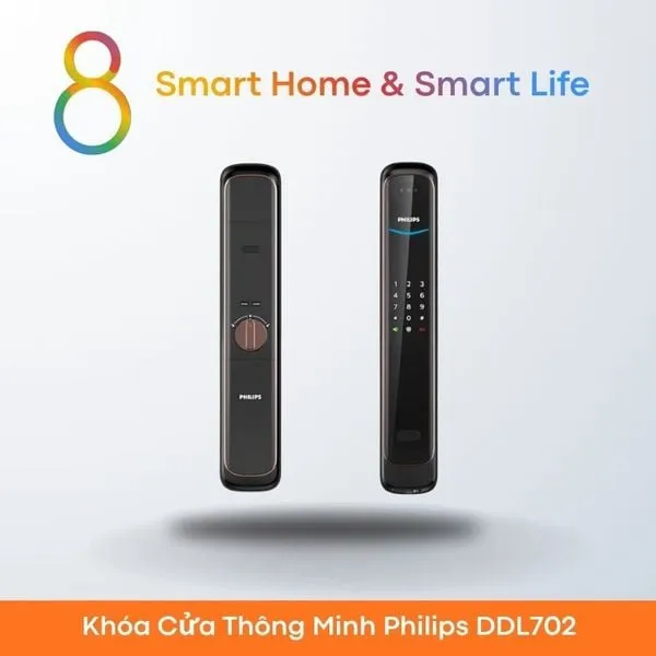 Khóa Cửa Thông Minh Philips DDL702