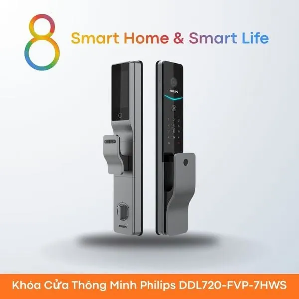 Khóa Cửa Thông Minh Philips DDL720-FVP-7HWS