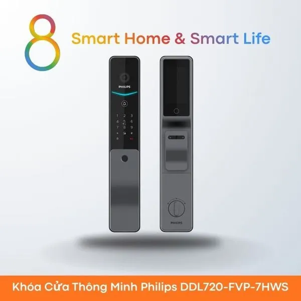 Khóa Cửa Thông Minh Philips DDL720-FVP-7HWS