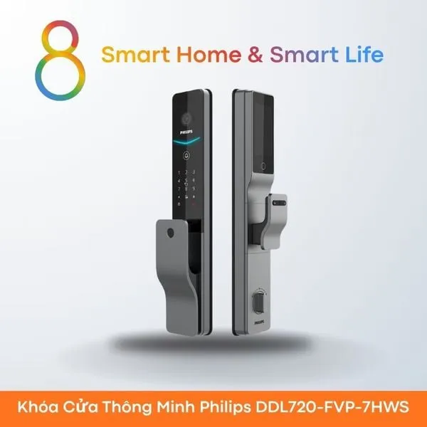 Khóa Cửa Thông Minh Philips DDL720-FVP-7HWS