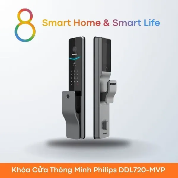 Khóa Cửa Thông Minh Philips DDL720-MVP
