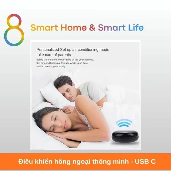 Điều khiển hồng ngoại thông minh Wifi USB-C - 8Matter-Smarthome