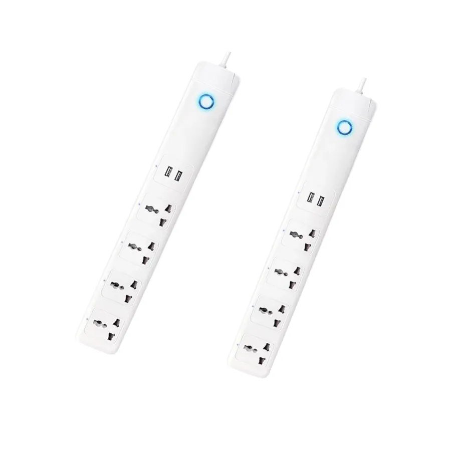  Ổ Cắm Thông Minh Nối Dài Wifi Tuya 4 ổ + 2 USB - 8 Matter Smart Home 