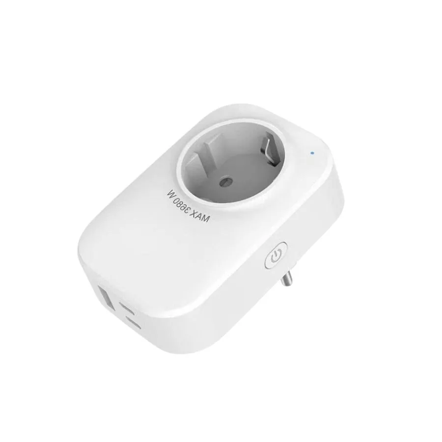 Ổ cắm thông minh wifi tuya 2 TYPE C & USB EA9-A