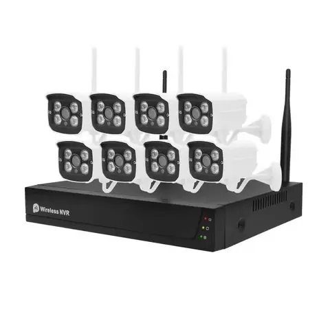Bộ KIT 8 Camera, Đầu NVR Wifi Tuya Smart Life
